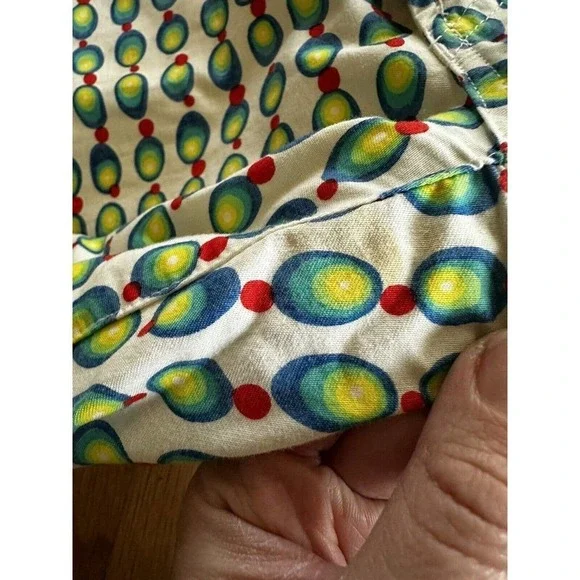 Vtg 90’s Versace Pants Colorful Olive Novelty Disco Atomic Art To Wear S…​ - Picture 15 of 16